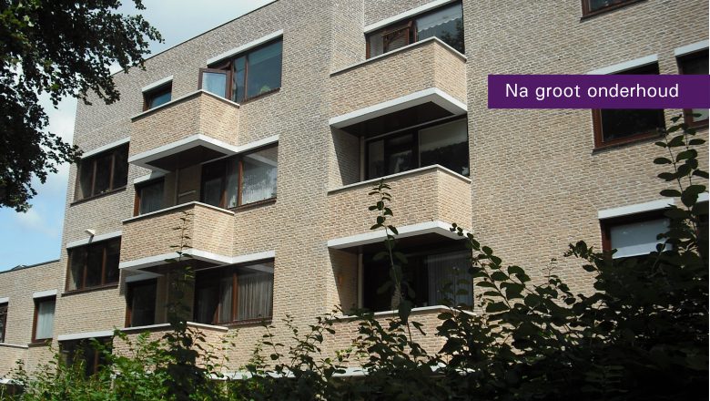 Groot onderhoud aan buitenzijde appartementencomplex